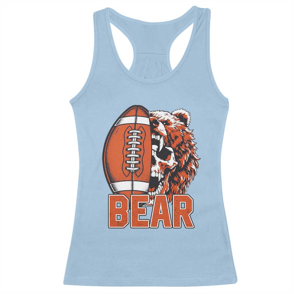 CFB Kings Racerback Tank Top Bear Skull Gothic Fan Gift TS12 Light Blue Print Your Wear