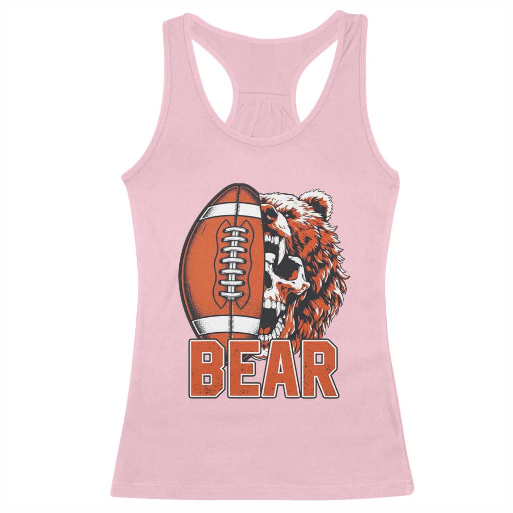 CFB Kings Racerback Tank Top Bear Skull Gothic Fan Gift TS12 Light Pink Print Your Wear