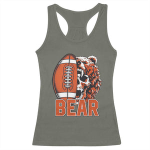 CFB Kings Racerback Tank Top Bear Skull Gothic Fan Gift TS12 Military Green Print Your Wear