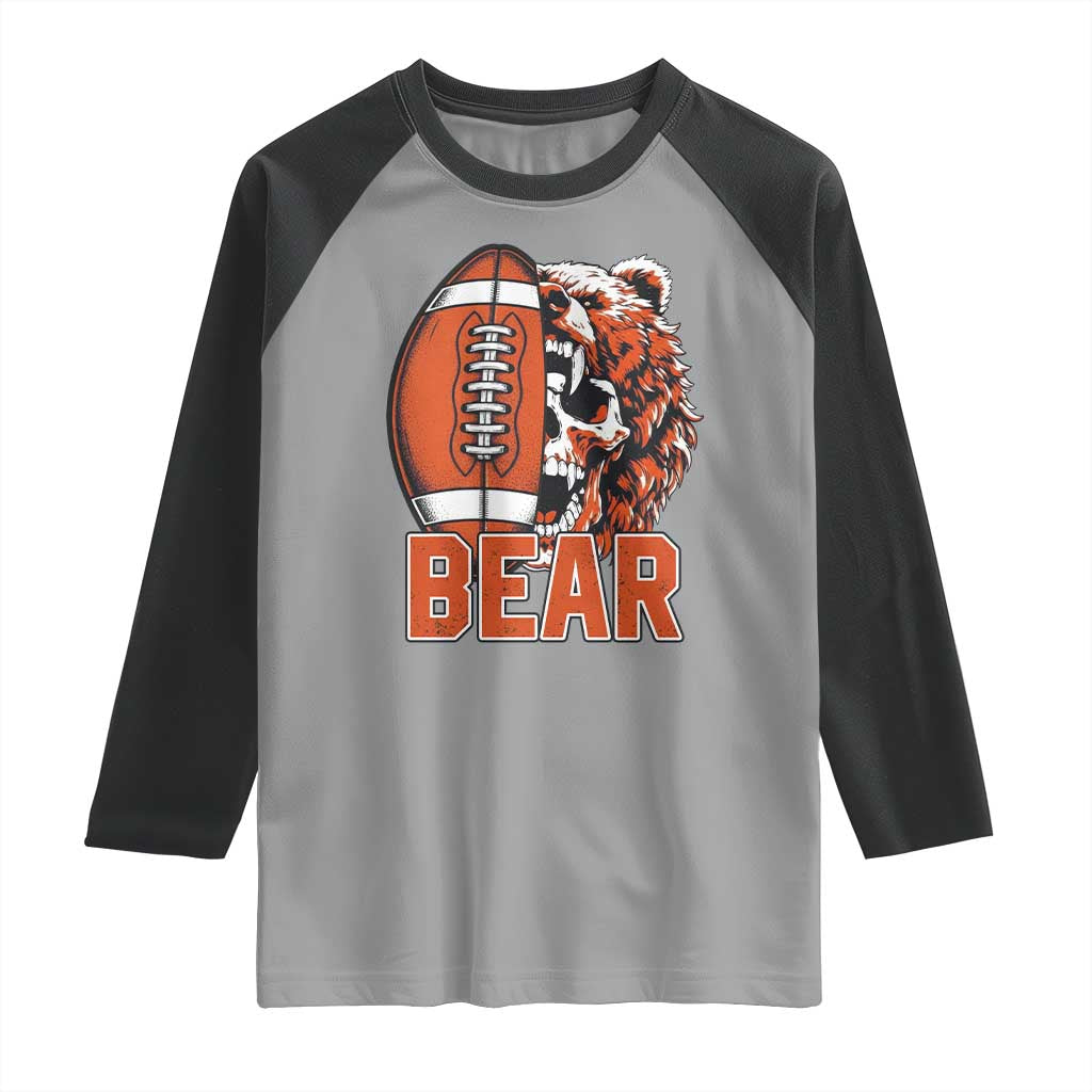 CFB Kings Raglan Shirt Bear Skull Gothic Fan Gift TS12 Sport Gray Black Print Your Wear