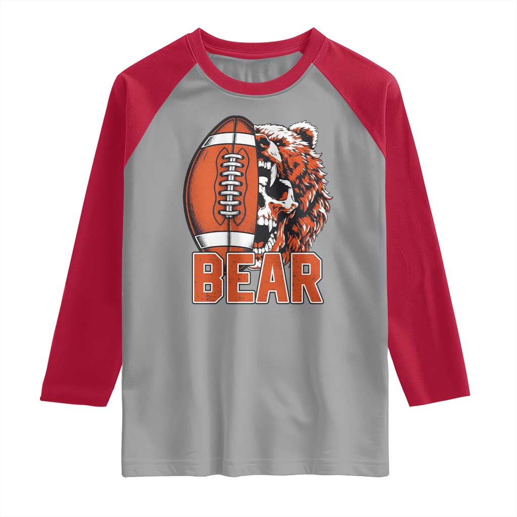 CFB Kings Raglan Shirt Bear Skull Gothic Fan Gift TS12 Sport Gray Red Print Your Wear