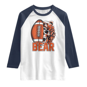 CFB Kings Raglan Shirt Bear Skull Gothic Fan Gift TS12 White Navy Print Your Wear