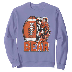 Chicago Football Kings Sweatshirt Bear Skull Gothic Fan Gift TS12 Violet Print Your Wear