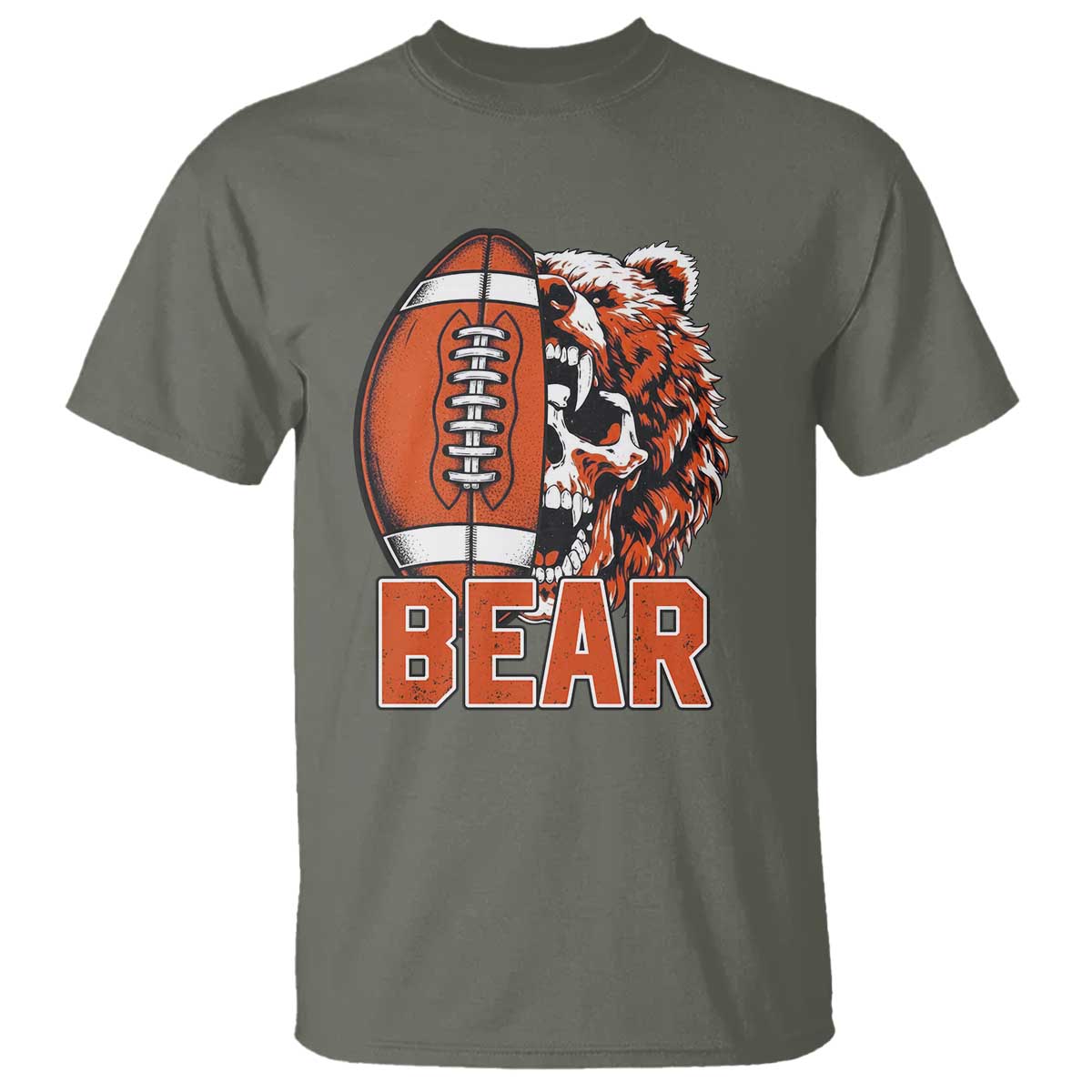 CFB Kings T Shirt Bear Skull Gothic Fan Gift TS12 Military Green Print Your Wear