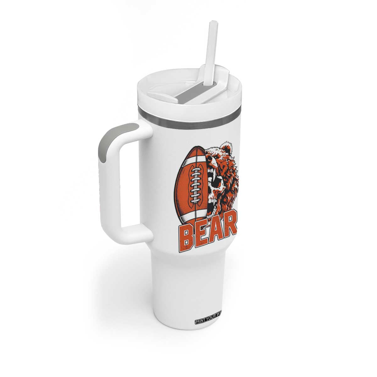 CFB Kings Tumbler With Handle Bear Skull Gothic Fan Gift TS12 Print Your Wear