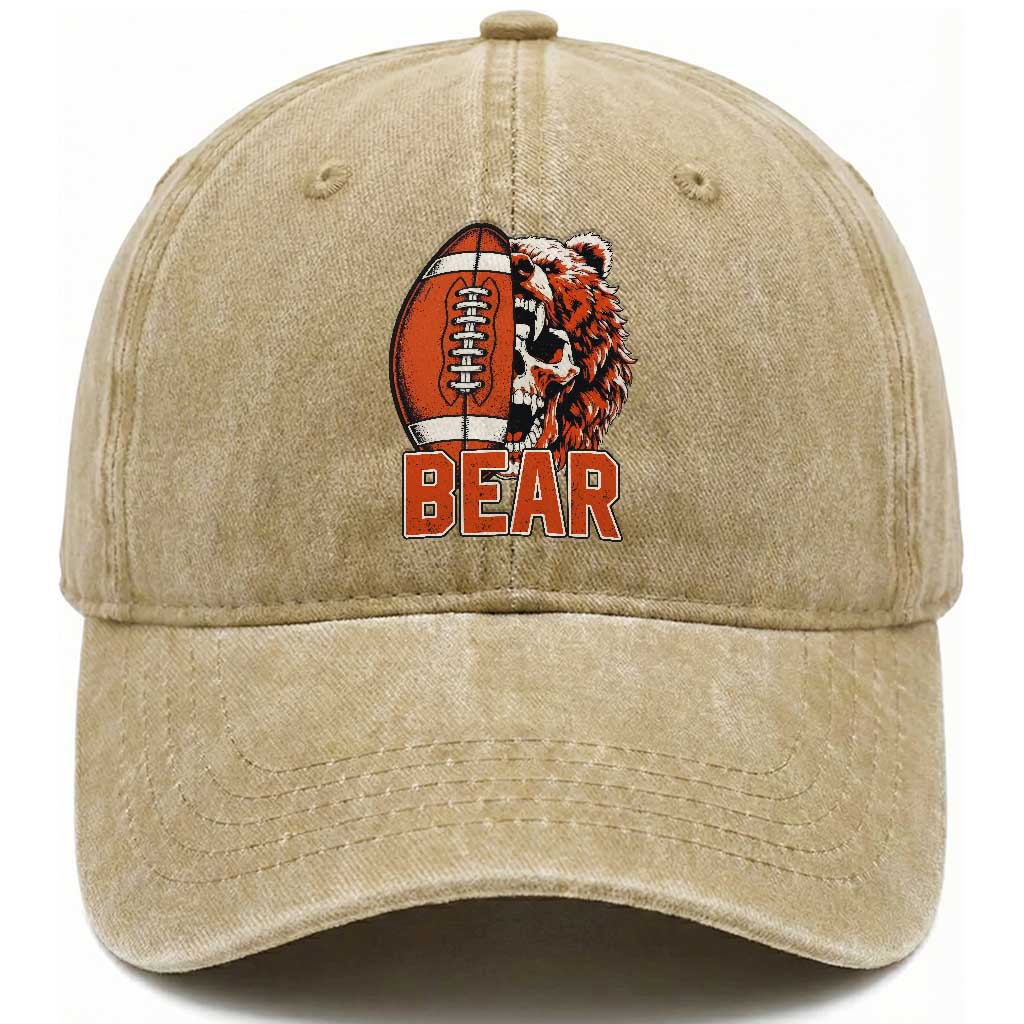 CFB Kings Washed Cotton Baseball Cap Bear Skull Gothic Fan Gift TS12 Print Your Wear