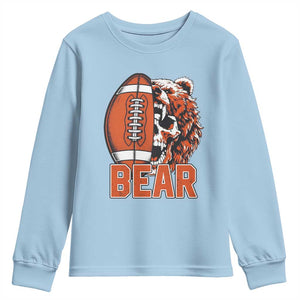 CFB Kings Youth Sweatshirt Bear Skull Gothic Fan Gift TS12 Light Blue Print Your Wear