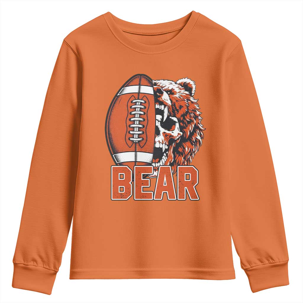 CFB Kings Youth Sweatshirt Bear Skull Gothic Fan Gift TS12 Orange Print Your Wear
