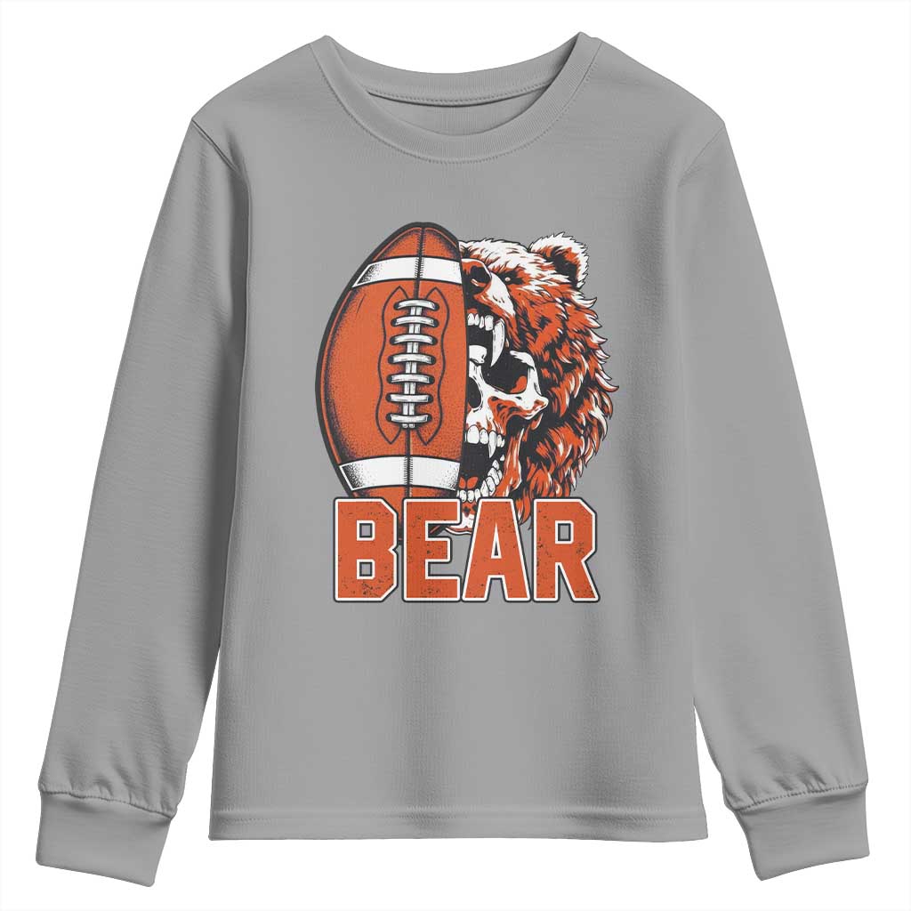 CFB Kings Youth Sweatshirt Bear Skull Gothic Fan Gift TS12 Sport Gray Print Your Wear