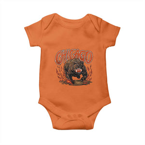 Funny CFBF Baby Onesie Gift For Sports Lovers TS12 Orange Print Your Wear