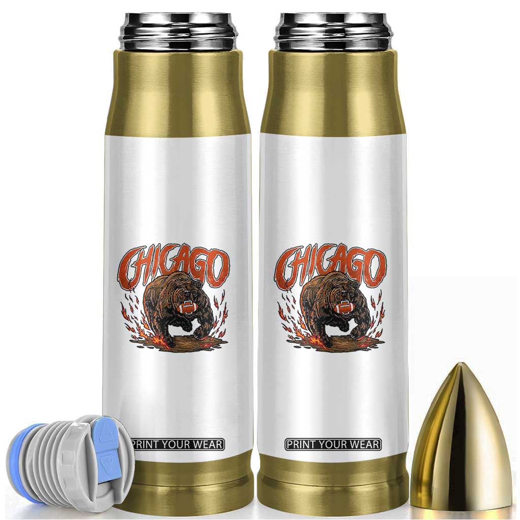 Funny CFBF Bullet Tumbler Gift For Sports Lovers TS12 White Print Your Wear