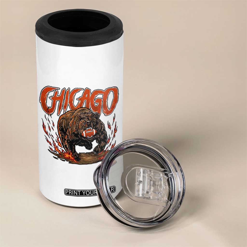 Funny CFBF 4 in 1 Can Cooler Tumbler Gift For Sports Lovers TS12 Print Your Wear