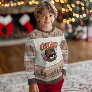 Funny CFBF Ugly Christmas Sweater Gift For Sports Lovers TS12 Mocha Mousse Print Your Wear