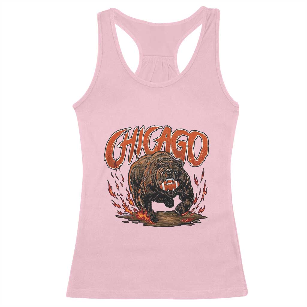 Funny CFBF Racerback Tank Top Gift For Sports Lovers TS12 Light Pink Print Your Wear