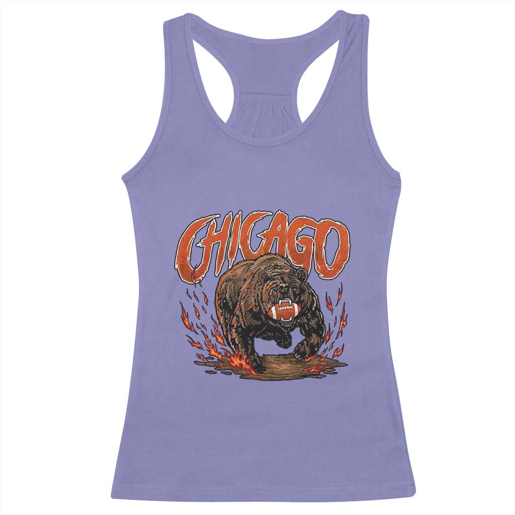 Funny CFBF Racerback Tank Top Gift For Sports Lovers TS12 Violet Print Your Wear