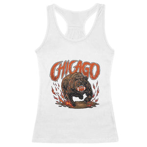 Funny CFBF Racerback Tank Top Gift For Sports Lovers TS12 White Print Your Wear