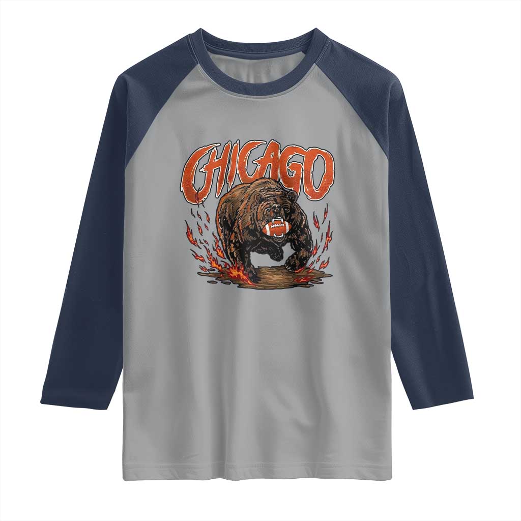 Funny CFBF Raglan Shirt Gift For Sports Lovers TS12 Sport Gray Navy Print Your Wear