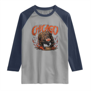 Funny CFBF Raglan Shirt Gift For Sports Lovers TS12 Sport Gray Navy Print Your Wear