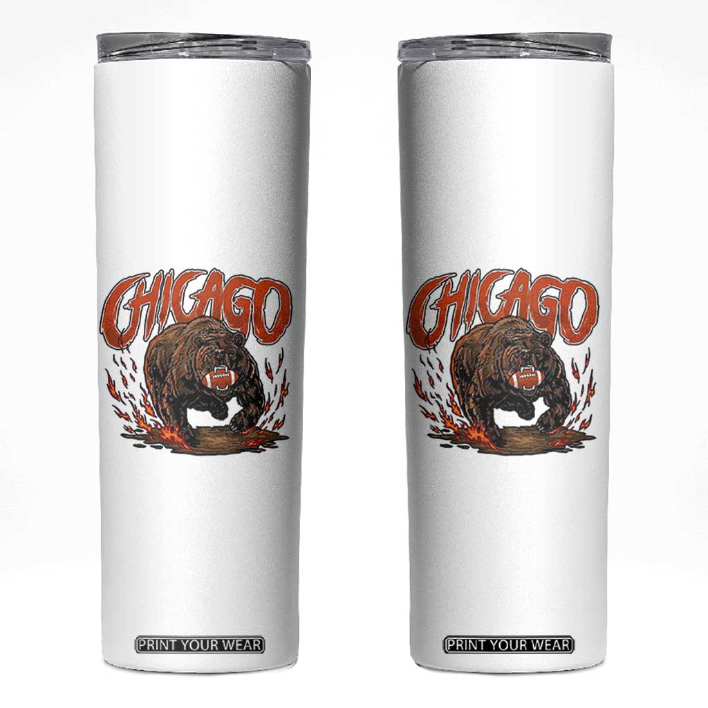 Funny CFBF Skinny Tumbler Gift For Sports Lovers TS12 White Print Your Wear