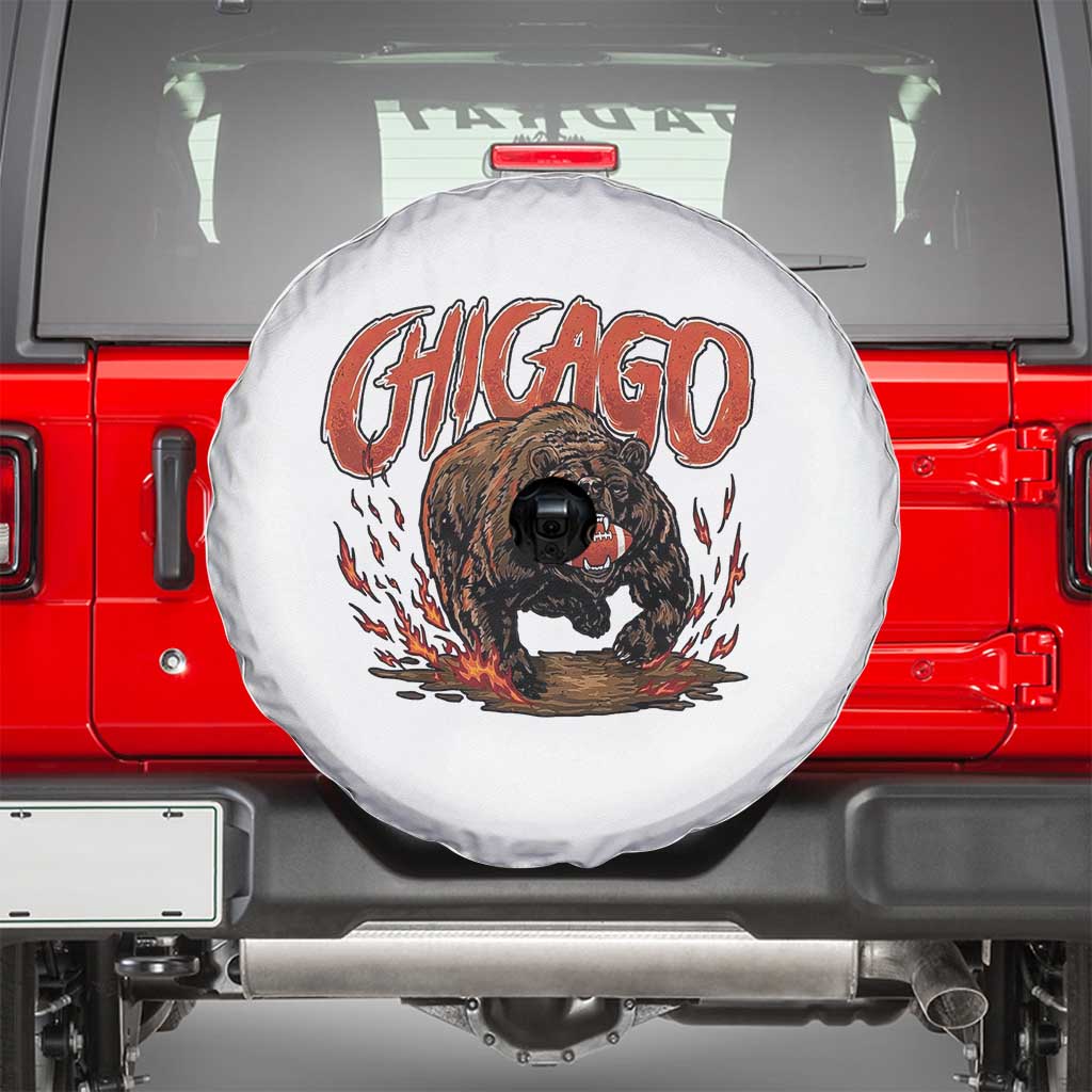 Funny CFBF Spare Tire Cover Gift For Sports Lovers TS12 Black Print Your Wear