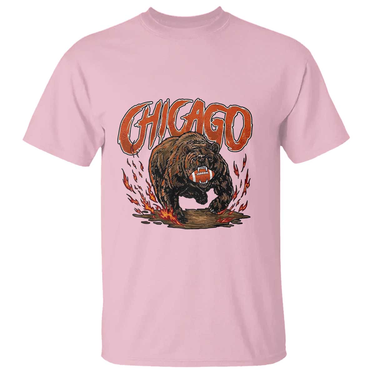 Funny CFBF T Shirt Gift For Sports Lovers TS12 Light Pink Print Your Wear