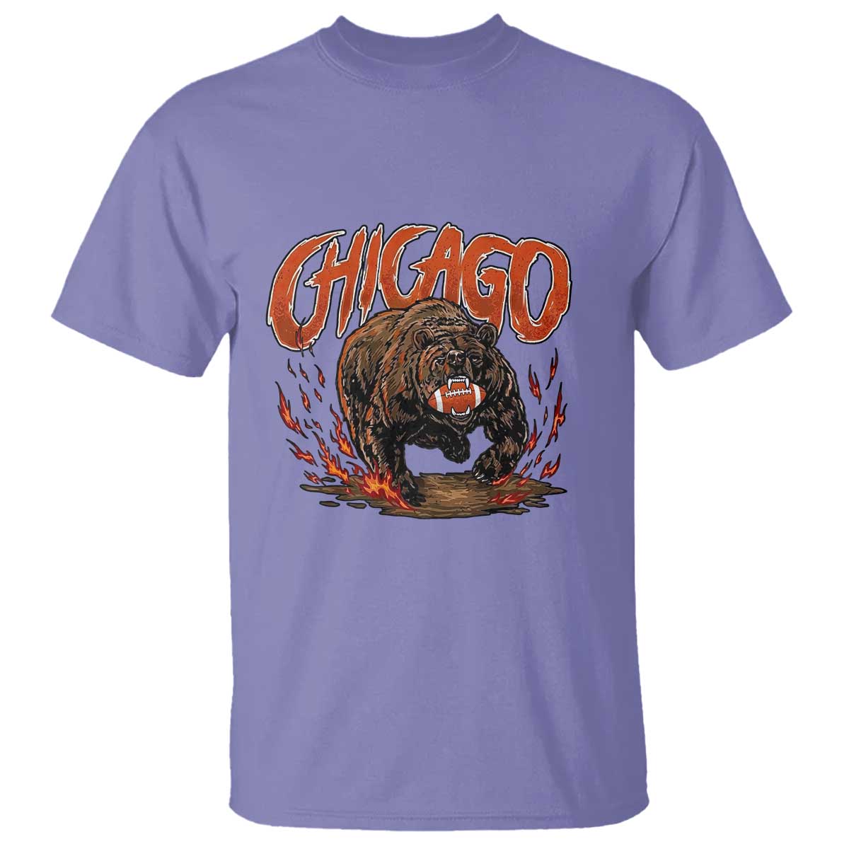 Funny CFBF T Shirt Gift For Sports Lovers TS12 Violet Print Your Wear
