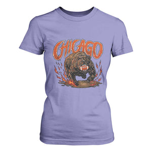 Funny CFBF T Shirt For Women Gift For Sports Lovers TS12 Violet Print Your Wear