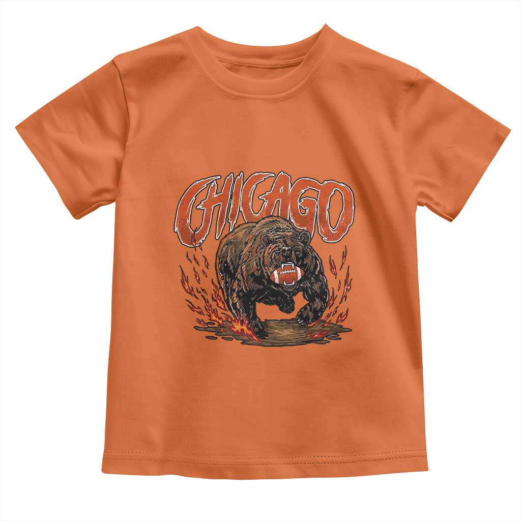 Funny CFBF Toddler T Shirt Gift For Sports Lovers TS12 Orange Print Your Wear