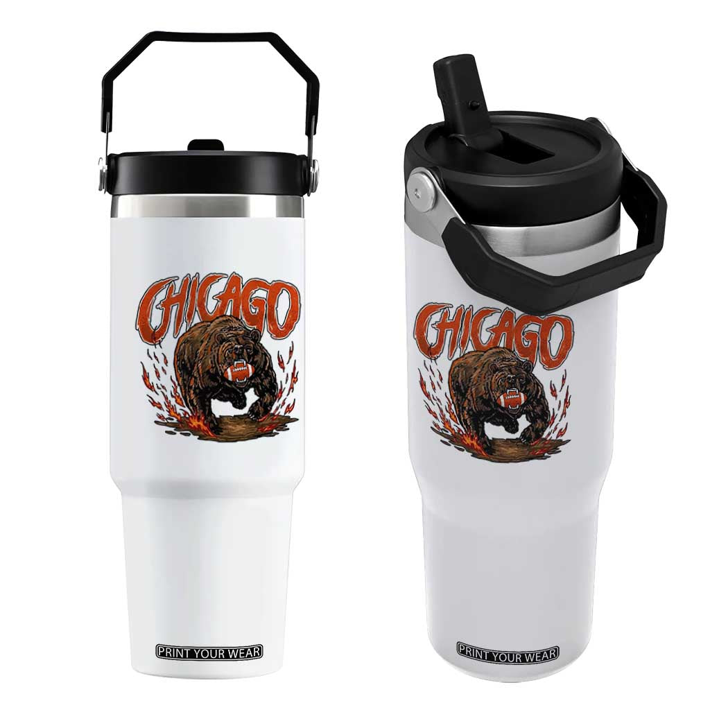 Funny CFBF Flip Straw Tumbler Gift For Sports Lovers TS12 One Size: 30 oz White Print Your Wear