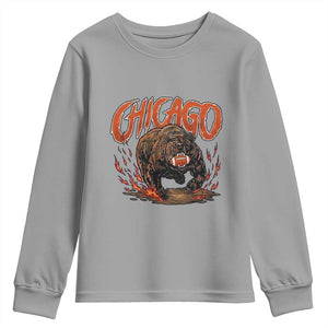 Funny CFBF Youth Sweatshirt Gift For Sports Lovers TS12 Sport Gray Print Your Wear