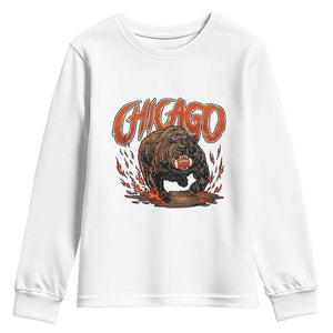 Funny CFBF Youth Sweatshirt Gift For Sports Lovers TS12 White Print Your Wear