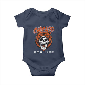 CFB Lover Baby Onesie Bear Skull Gothic Fan Gift TS12 Navy Print Your Wear