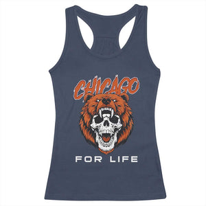 CFB Lover Racerback Tank Top Bear Skull Gothic Fan Gift TS12 Navy Print Your Wear