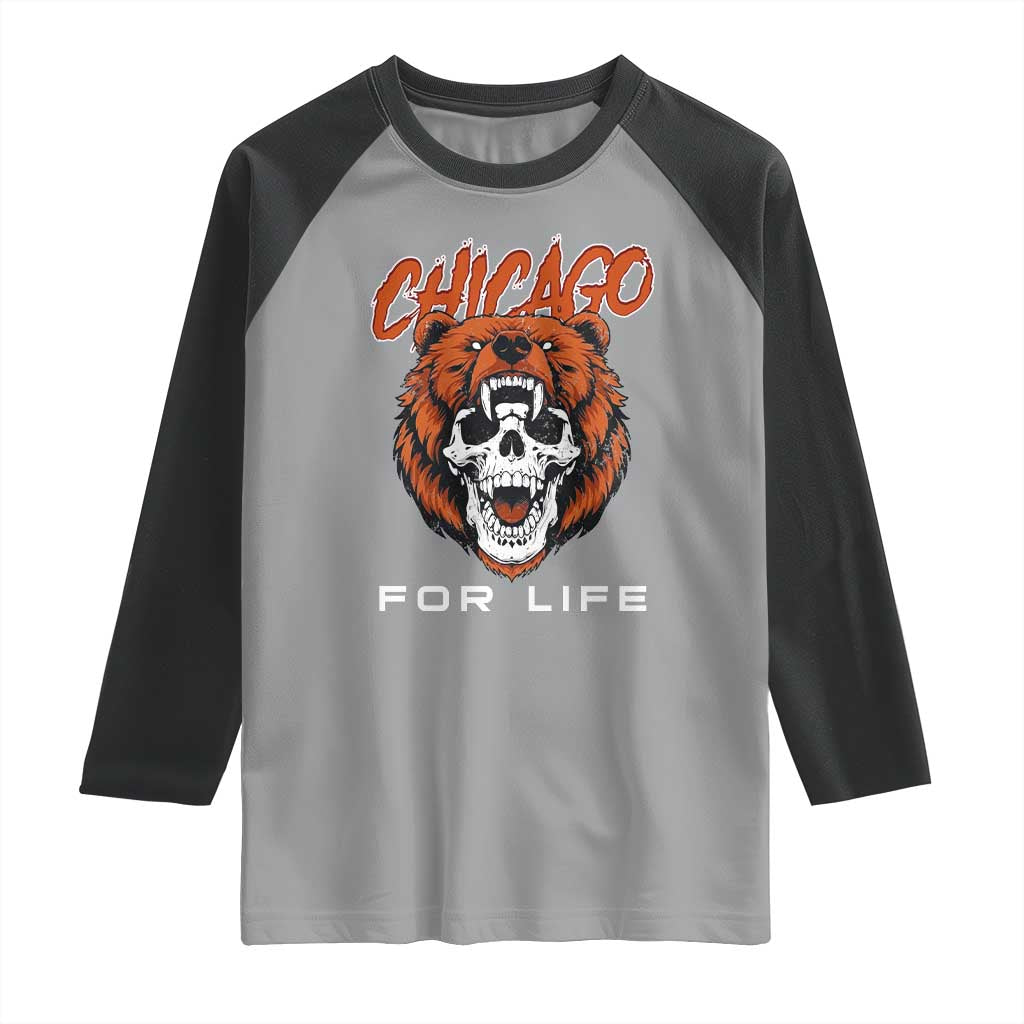 CFB Lover Raglan Shirt Bear Skull Gothic Fan Gift TS12 Sport Gray Black Print Your Wear