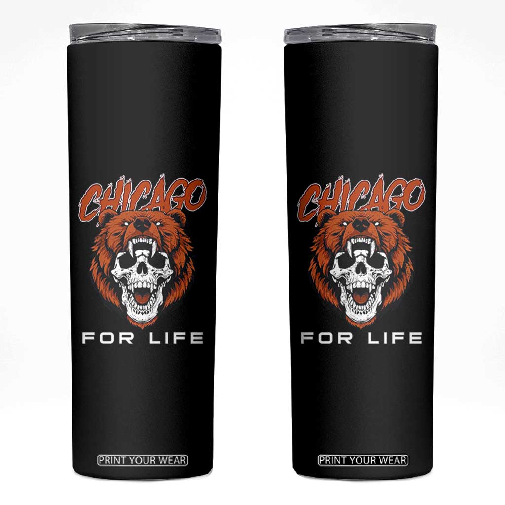 CFB Lover Skinny Tumbler Bear Skull Gothic Fan Gift TS12 Black Print Your Wear