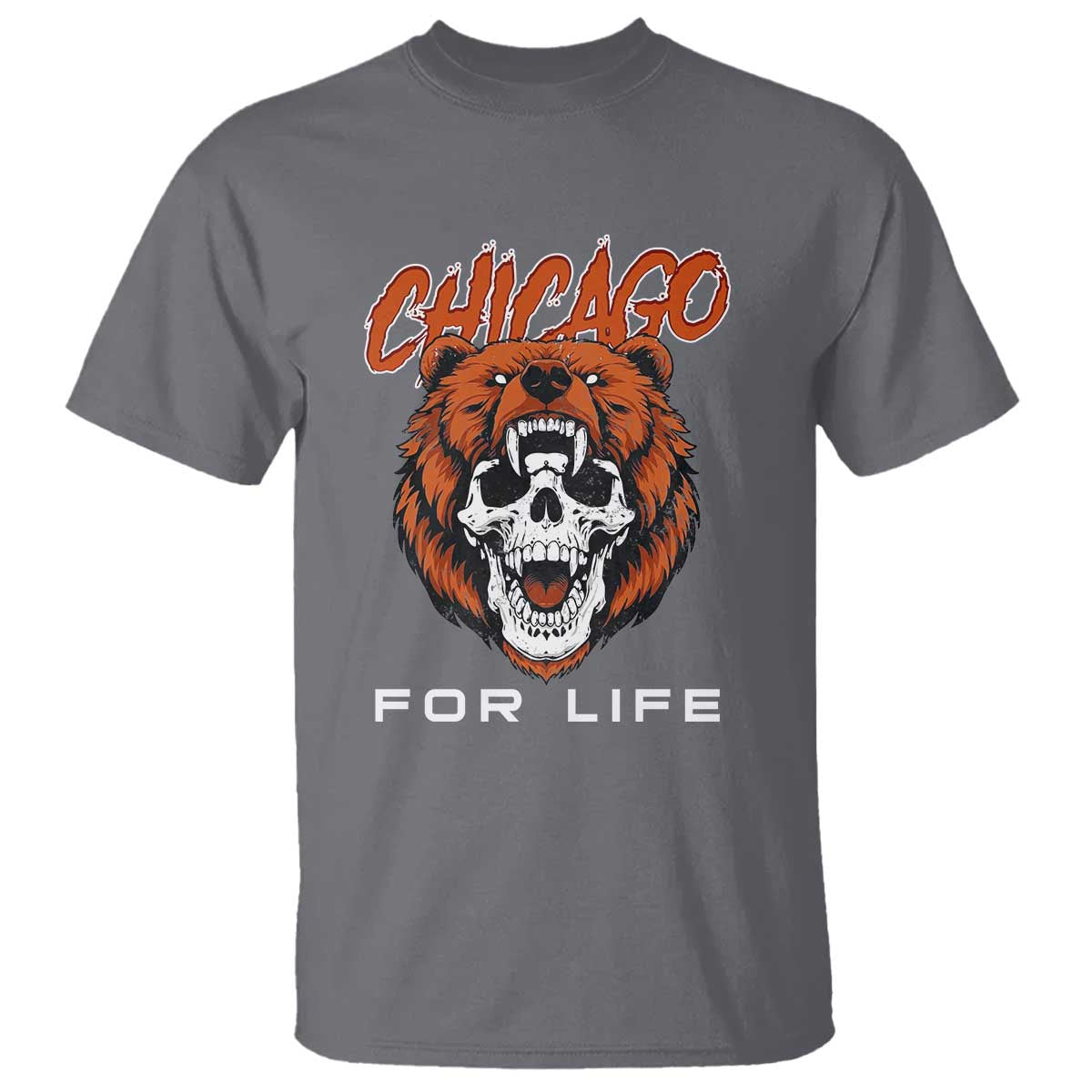CFB Lover T Shirt Bear Skull Gothic Fan Gift TS12 Charcoal Print Your Wear