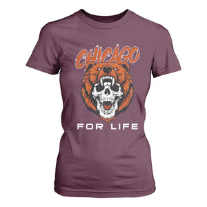 CFB Lover T Shirt For Women Bear Skull Gothic Fan Gift TS12 Maroon Print Your Wear