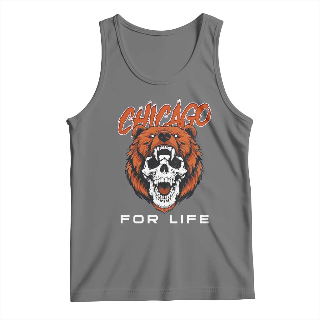 CFB Lover Tank Top Bear Skull Gothic Fan Gift TS12 Black Heather Print Your Wear