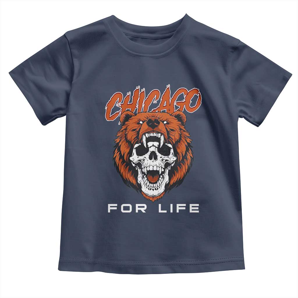 CFB Lover Toddler T Shirt Bear Skull Gothic Fan Gift TS12 Navy Print Your Wear