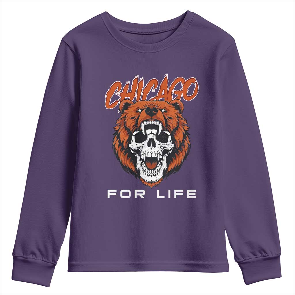 CFB Lover Youth Sweatshirt Bear Skull Gothic Fan Gift TS12 Purple Print Your Wear