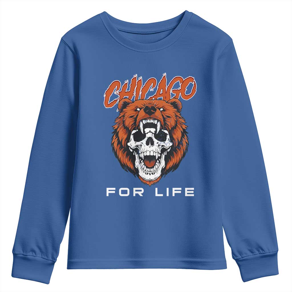 CFB Lover Youth Sweatshirt Bear Skull Gothic Fan Gift TS12 Royal Blue Print Your Wear