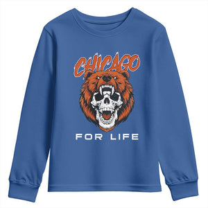 CFB Lover Youth Sweatshirt Bear Skull Gothic Fan Gift TS12 Royal Blue Print Your Wear
