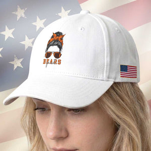 Girl Messy Bun Fan Baseball Cap CFB Lovers Gift TS12 Print Your Wear