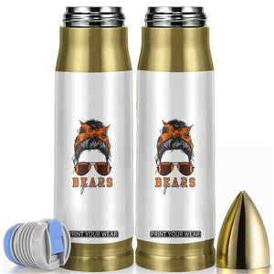 Girl Messy Bun Fan Bullet Tumbler CFB Lovers Gift TS12 White Print Your Wear