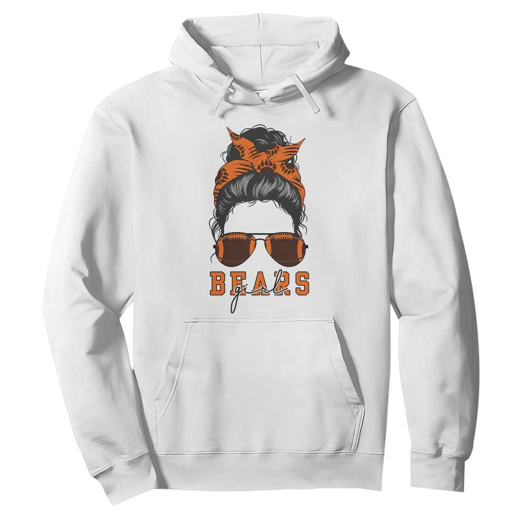 Girl Messy Bun Fan Hoodie CFB Lovers Gift TS12 White Print Your Wear