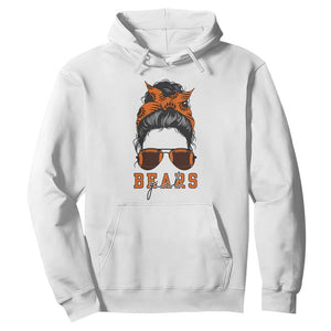 Girl Messy Bun Fan Hoodie CFB Lovers Gift TS12 White Print Your Wear