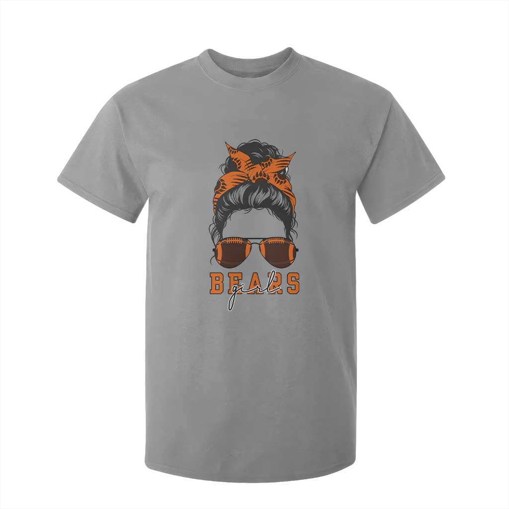 Girl Messy Bun Fan T Shirt For Kid CFB Lovers Gift TS12 Sport Gray Print Your Wear