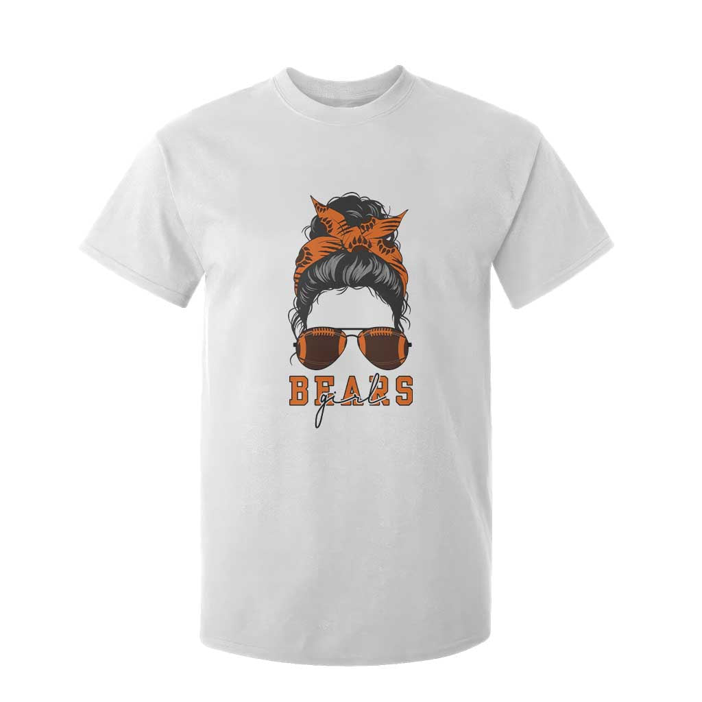 Girl Messy Bun Fan T Shirt For Kid CFB Lovers Gift TS12 White Print Your Wear