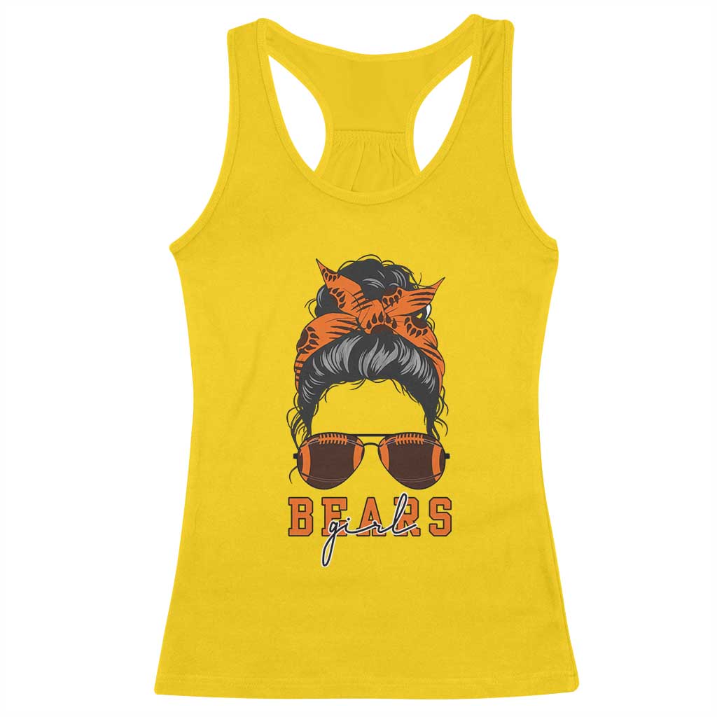 Girl Messy Bun Fan Racerback Tank Top CFB Lovers Gift TS12 Daisy Print Your Wear