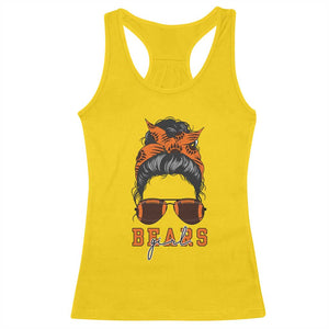 Girl Messy Bun Fan Racerback Tank Top CFB Lovers Gift TS12 Daisy Print Your Wear